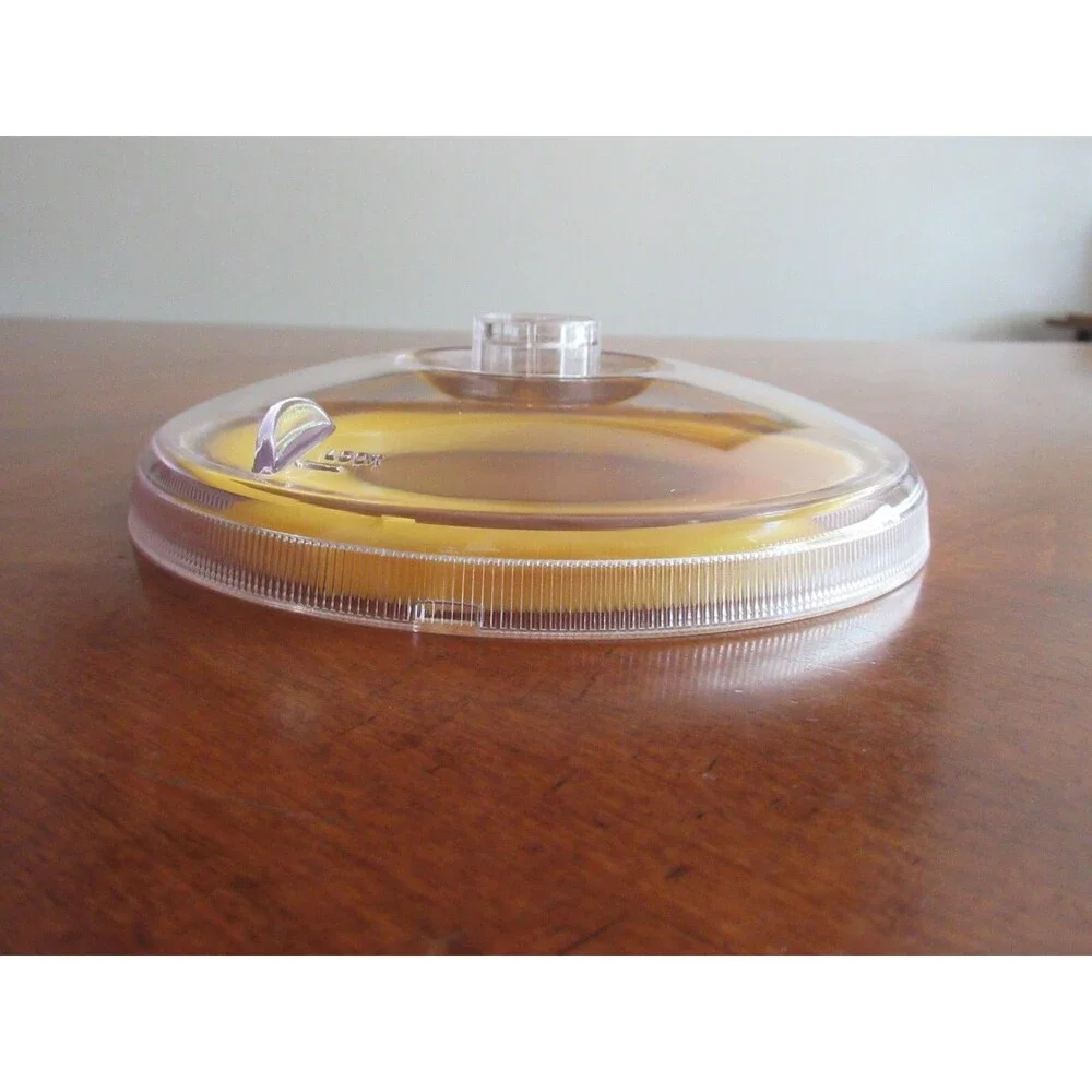Donvier Chillfast 1 Pint Ice Cream Maker Japan Part Only: Lid w/ Yellow Seal Rim
